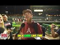 Arkansas coach Dave Van Horn speaks following Razorbacks' 12-2 win over UAPB
