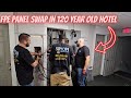 Removal and replacement of FPE electric panel in a 120 year old hotel.
