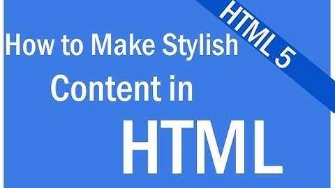 HTML Styles in Urdu - 03