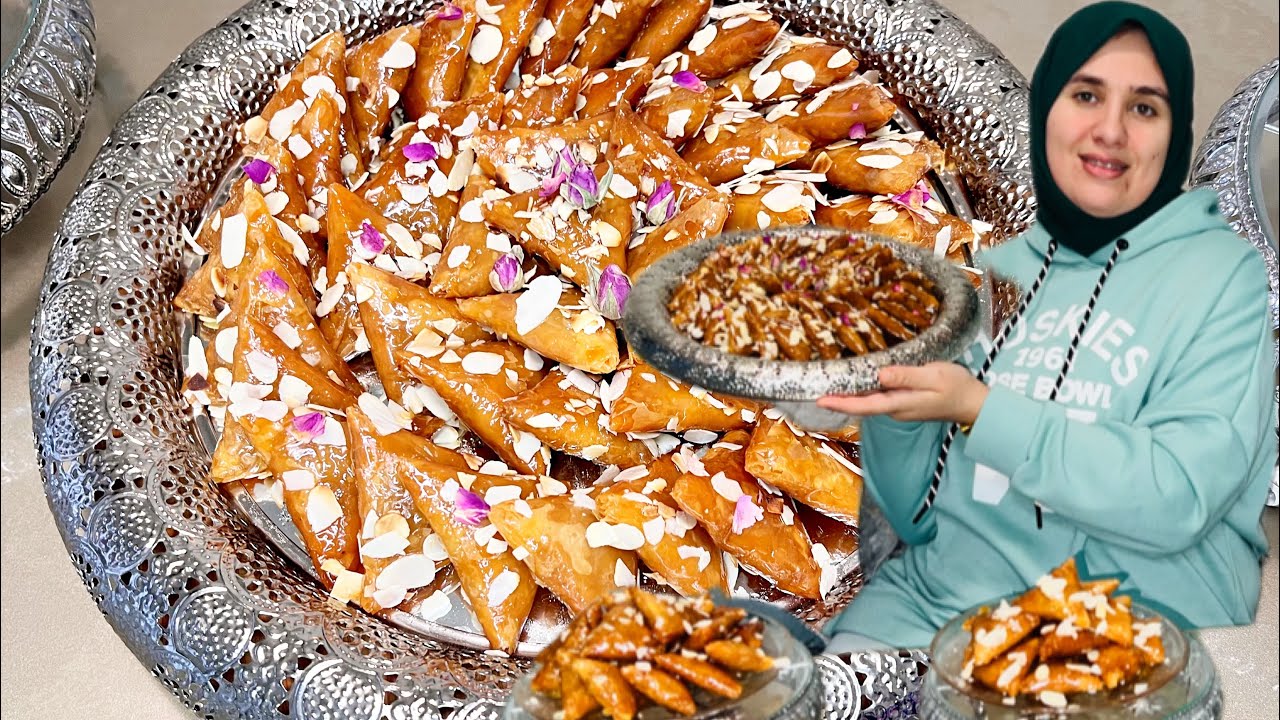 بريوات باللوز و ورقة الفيلو رائعين معلكين 🔝معسلات رمضان🌙