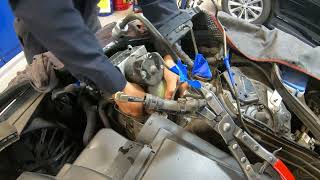 Diagnose and Replace SBC Hydraulic Unit on Mercedes Benz W211,  230, and W217