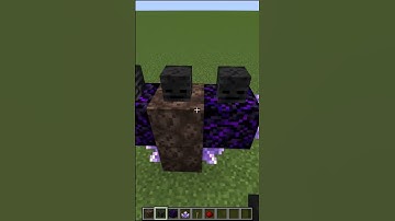 Thumbnail of How to summon Wither Storm minecraft😱 no mods #shorts #minecraft