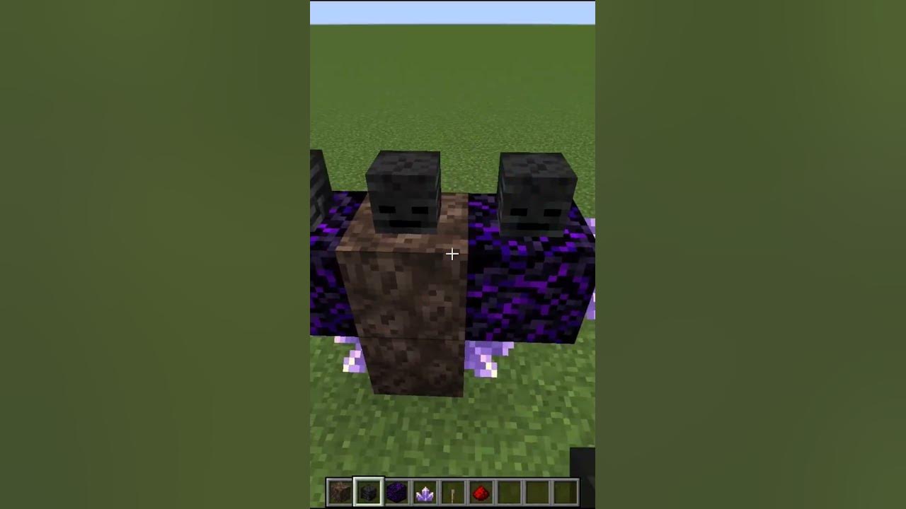 How to summon Wither Storm minecraft😱 no mods #shorts #minecraft