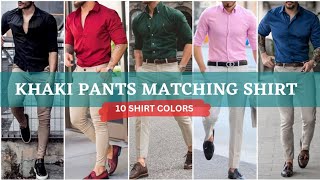 Which shirt is best match with khaki pants  Quora