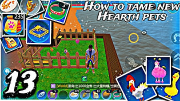 Utopian origin how to tame new hearth pets,utopia origin gameplay in [HINDI]