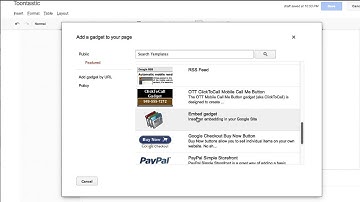 Google Sites: Embedding Toontastic animation