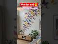 👉 20 ₹ me Easy Butterfly Wall Decoration 🦋😍 #shorts #trending #viral #diy #viralvideo