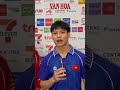 Võ sĩ Taekwondo Nguyễn Xuân Thành chia sẻ cảm nhận khi nhận tấm HCV đầu tiên tại SEA Games 33