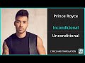 Prince Royce - Incondicional Lyrics English Translation - Spanish and English Dual Lyrics