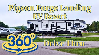 Pigeon Forge Landing RV Resort in Pigeon Forge,Tennessee  360* Drive Through #RVCDestination