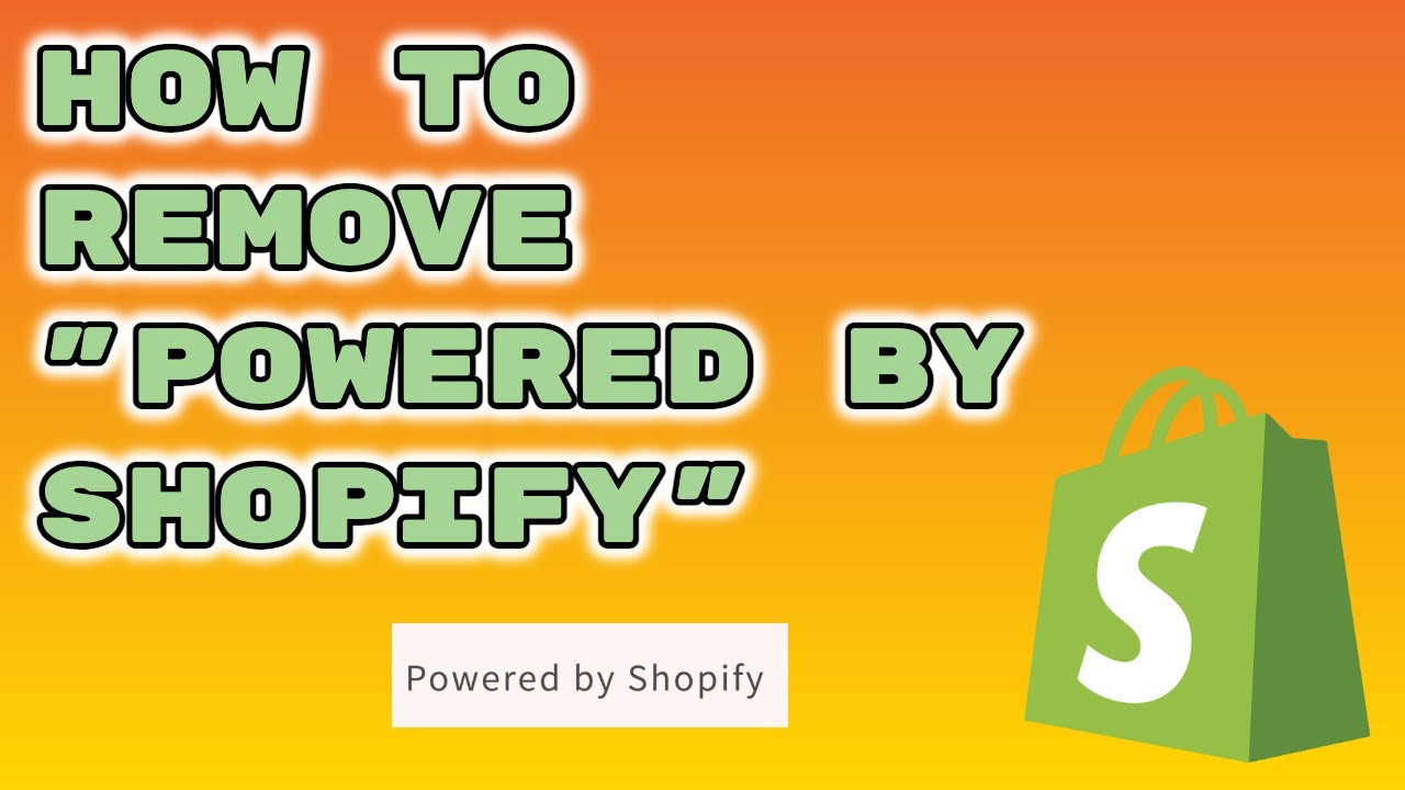 How to remove "Powered By Shopify" | 2022 | Hindi/Urdu