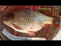 Eurasian carp very beautiful cutting / VPM Ramesh fish shop and professional cutting way food