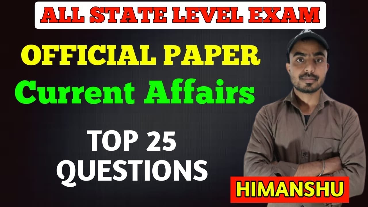 Current Affairs 2024 || Daily current affairs || Static GK Questions ...