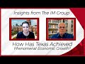How has texas achieved phenomenal economic growth