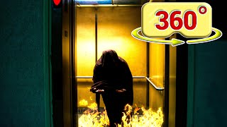 360 \/ VR Horror Scary Video - Elevator Ride to Hell - Part I