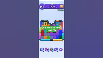 Color Block Jam - Level 294 #colorblockjam #games #colorblocks #gaming #solution