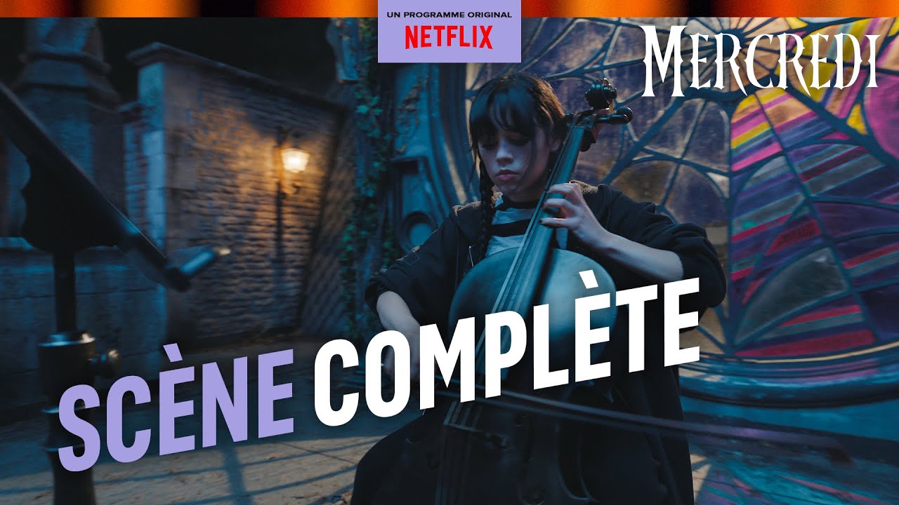 MERCREDI Paint It Black par Jenna Ortega YouTube