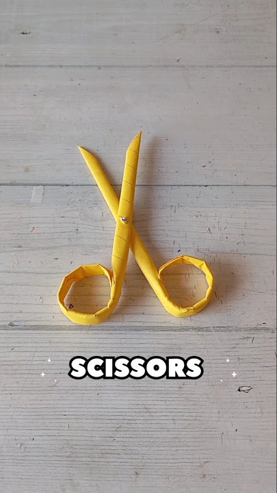 SCISSORS ORIGAMI TUTORIAL| HOW TO MAKE A PAPER SCISSOR ORIGAMI STEP BY STEP FOLDING| CRAFT THING|ART