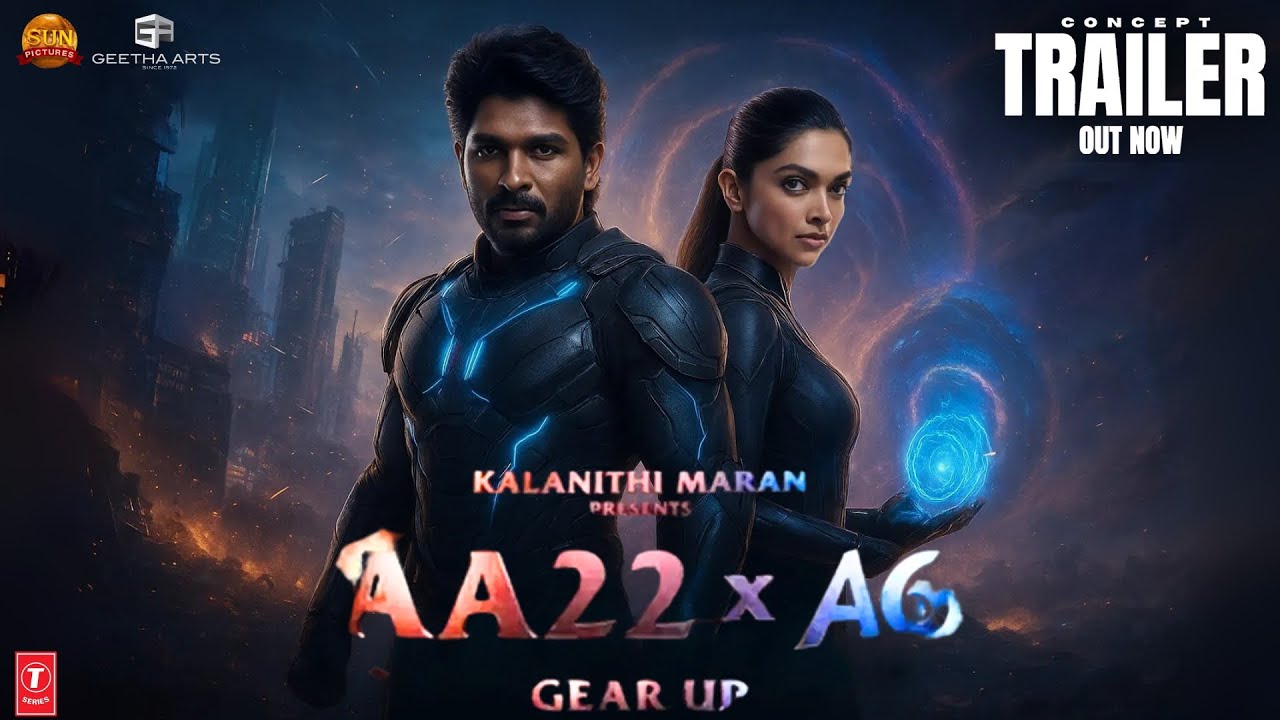 AA22 x A6 : Official Concept Trailer | Allu Arjun | Deepika Padukone ...