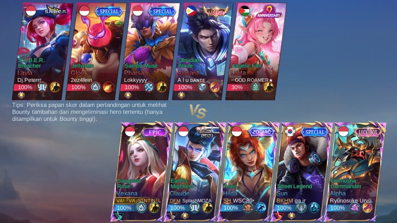 Jangan takut sama gloo..kita pick vexana aja