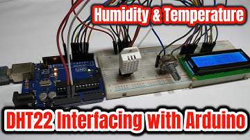 How to Use a DHT22 Humidity and Temperature Sensor | Arduino Tutorial
