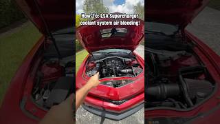 My ZL1 Was Overheating BAD... Here's the Fix: LSA Coolant System Air Bleed!!! My ZL1 Was Overheating BAD... Here's the Fix: LSA Coolant System Air Bleed!!!