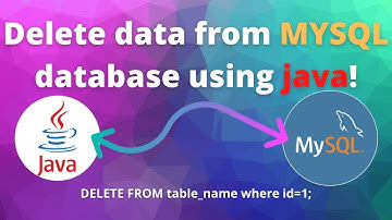 Deleting data from MySQL Database using java in eclipse and MySQL workbench | JAVA JDBC Tutorial