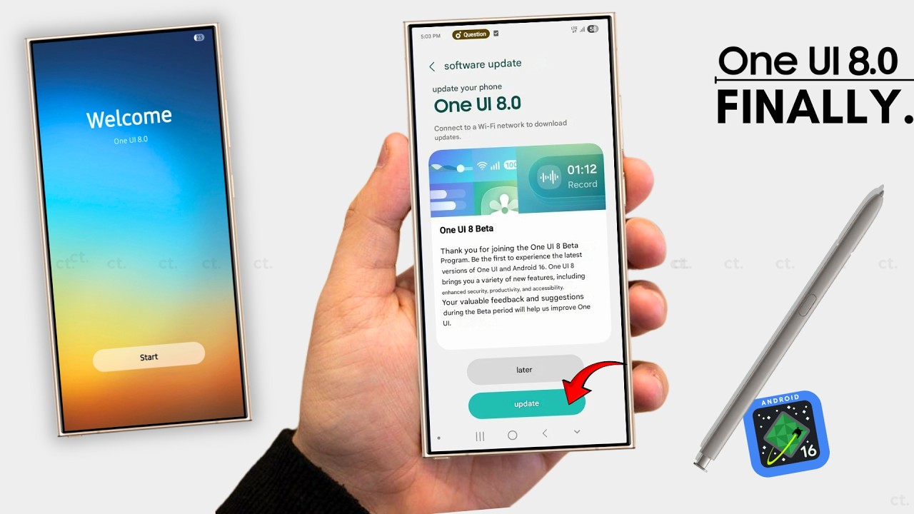 Samsung One UI 8 UPDATE - OFFICIAL GOOD NEWS!