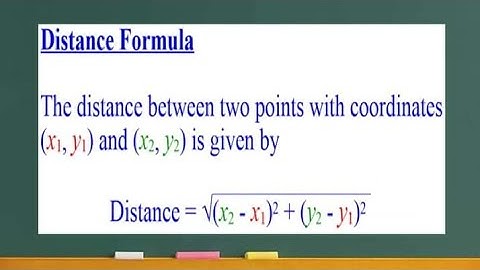 Amazing Formula - Distance Formula | How To Find Distance Between Two Points With Example #geometry