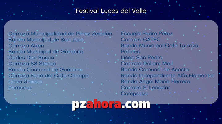 Este año por primera vez se rifó el orden del desfile del Festival Luces del Valle