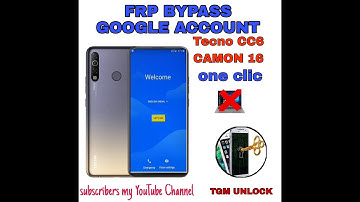 Tecno Camon 16 CC6 frp bypass Google Account without PC New method