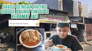 BAKSO MAS GEPENG YG GAPERNAH SEPI DI BATU AMPAR CONDET | BAKSO REKOMEN DI JAKARTA TIMUR KERAMAT JATI