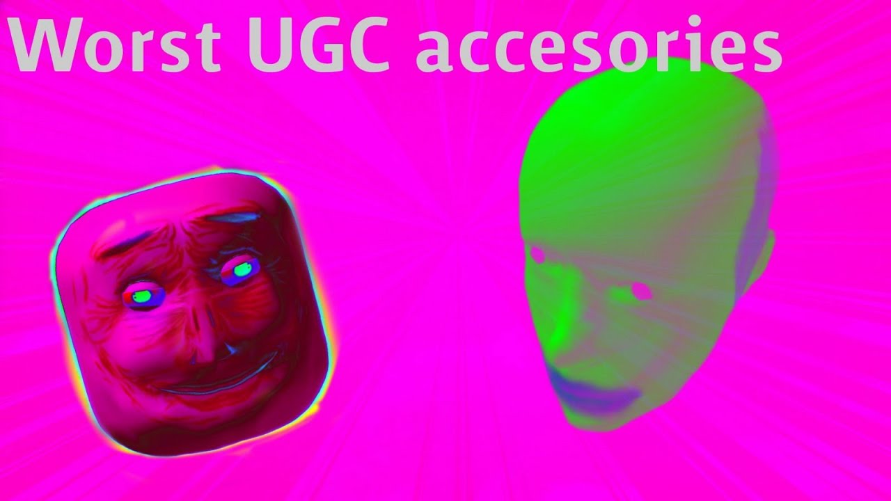 Top 5 Worst Ugc Items Youtube - top 5 worst best faces in roblox