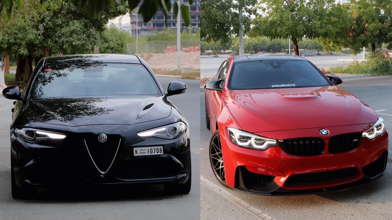 Alfa Romeo Giulia Quadrifoglio vs BMW M4 Competition