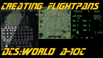 DCS:World - A-10C Creating New Flightplans