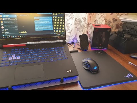 видео: Распаковка и Лайтовый обзор на мышу Asus Rog Spatha X