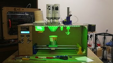 The DIY coffee machine project first run sequence