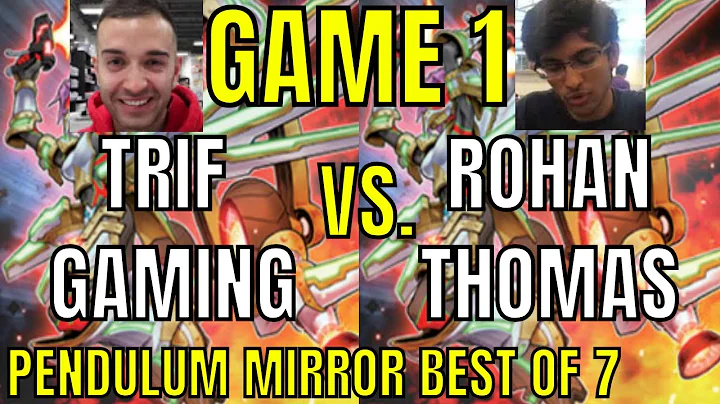 TRIF GAMING VS ROHAN THOMAS GAME 1!!! PENDULUM MIR...