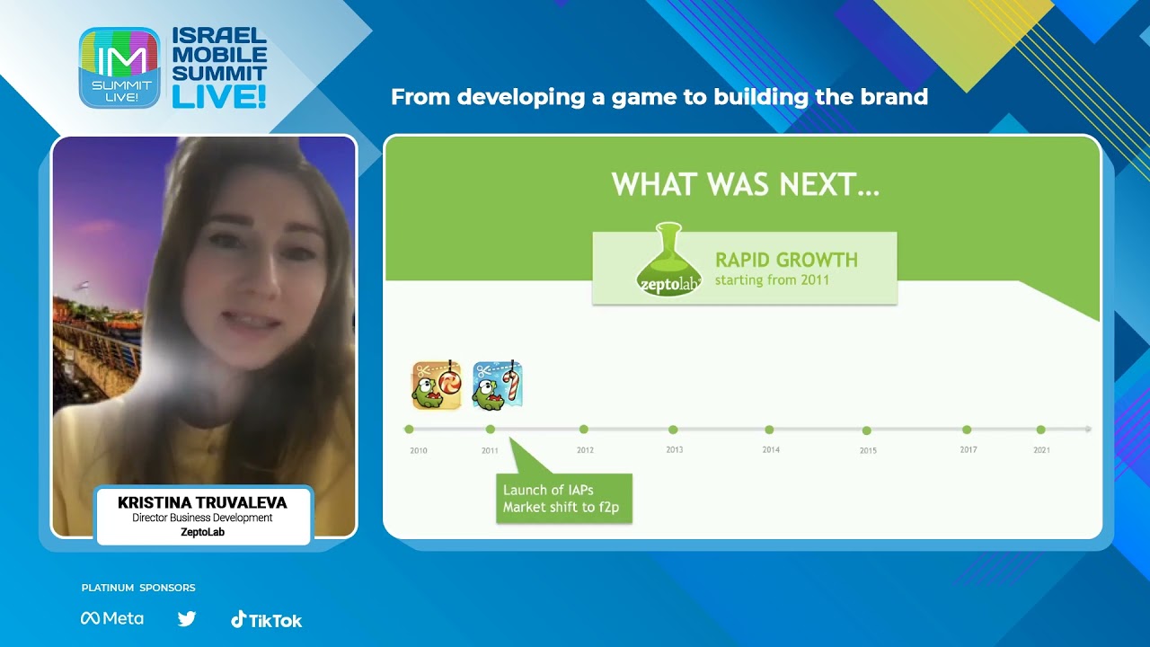 From developing a game to building the brand - Kristina Truvaleva Director BizDev, ZeptoLab