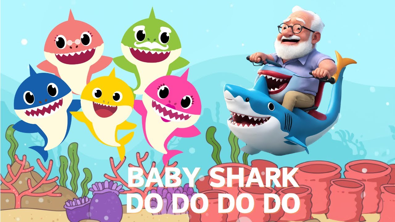 Танцуй с акулёнком и учи цвет 🌈🦈 | Песенка про морские приключения для детей | 3D детские песенки