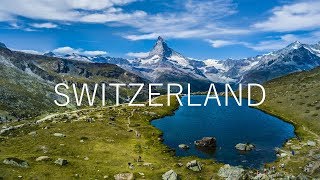 AMAZING SWITZERLAND VALAIS [4K Aerial Footage]