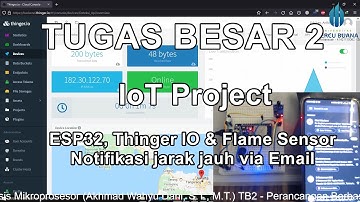 TB2 PBM - Sistem IoT Deteksi Kebakaran Otomatis Berbasis ESP32 & Notifikasi Jarak Jauh via Email