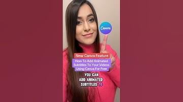 New Canva Feature - How To Add Animated Video Subtitles Using Canva For Free! 🤯