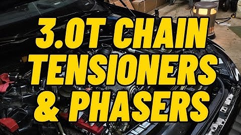 Hoe u de bovenste kettingspanners en nokkenasverstelling van uw 3.0T vervangt (motor in auto) | C...