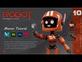 Create a K-VRC Robot from Love, Death & Robots in Maya | Part 10 | #youtube #3d #tutorial