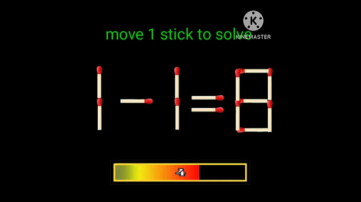 move 1 stick to solve #matchstick game #puzzles game