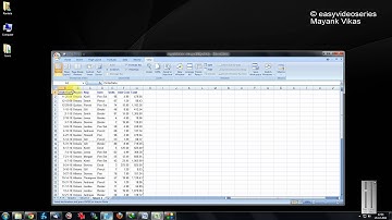 Make Row OR Column Labels In Excel 2007 Freeze For Easier Reading Step By Step Tutorial