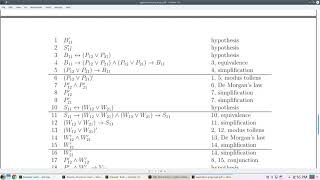 Discrete Structures: Logic -- Application of Propositional Logic