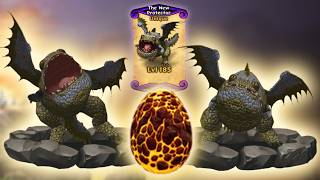 THE NEW PROTECTOR — Great Protector's Baby Eruptodon Max Level 185 Showcase | Dragons: Rise of Berk