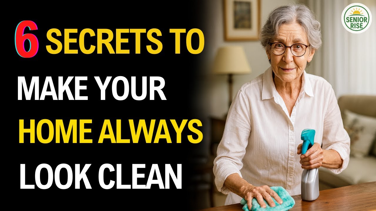 6 Daily Habits Seniors Must Know to Keep Their Home Clean Always | Advice for the elderly